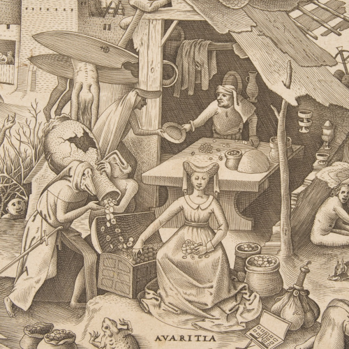 Bruegel-Avaritia-particolare